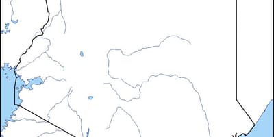 નકશો ખાલી નકશો કેન્યા